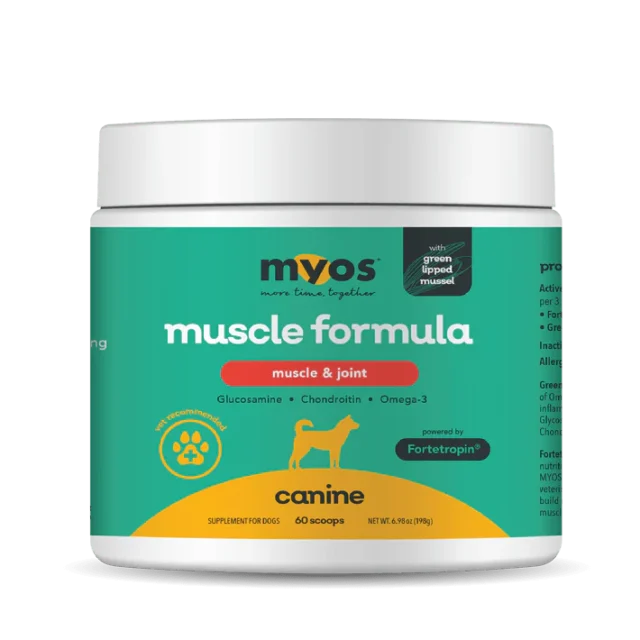 MYOS Canine Green Lipped Mussel Formula powered by Fortetropin®