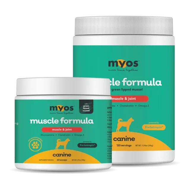 MYOS Canine Green Lipped Mussel Formula powered by Fortetropin® - Image 2